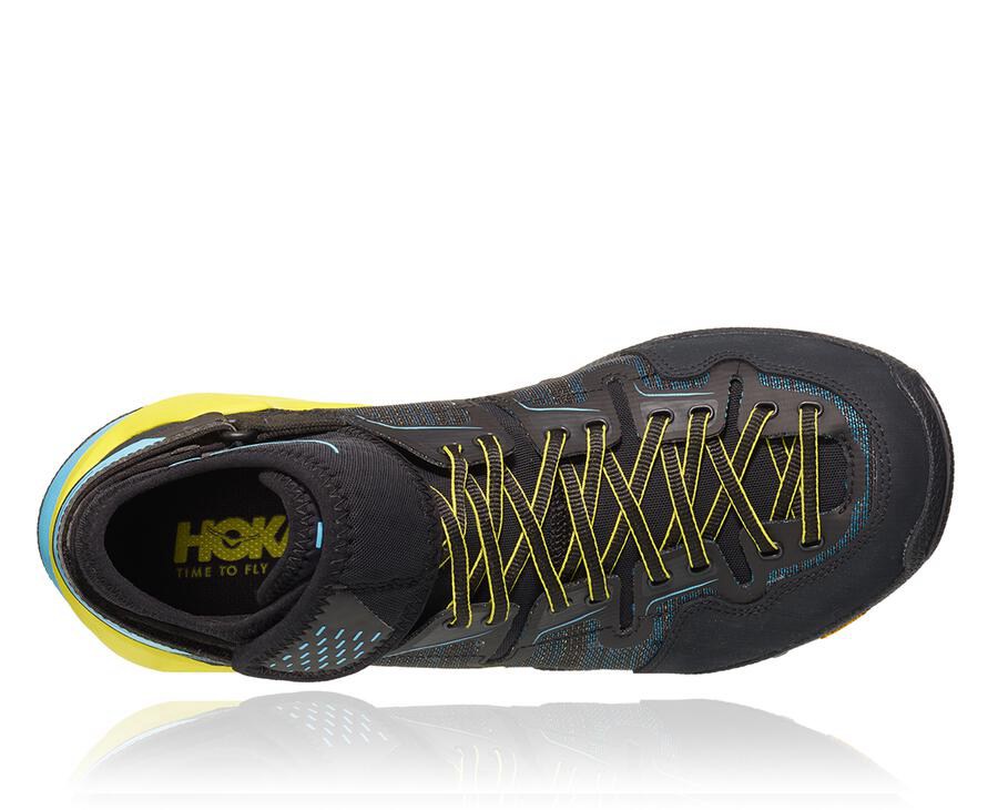 Zapatillas Trail Hoka One One Hombre - Arkali - Negras/Azules - ZJS619852